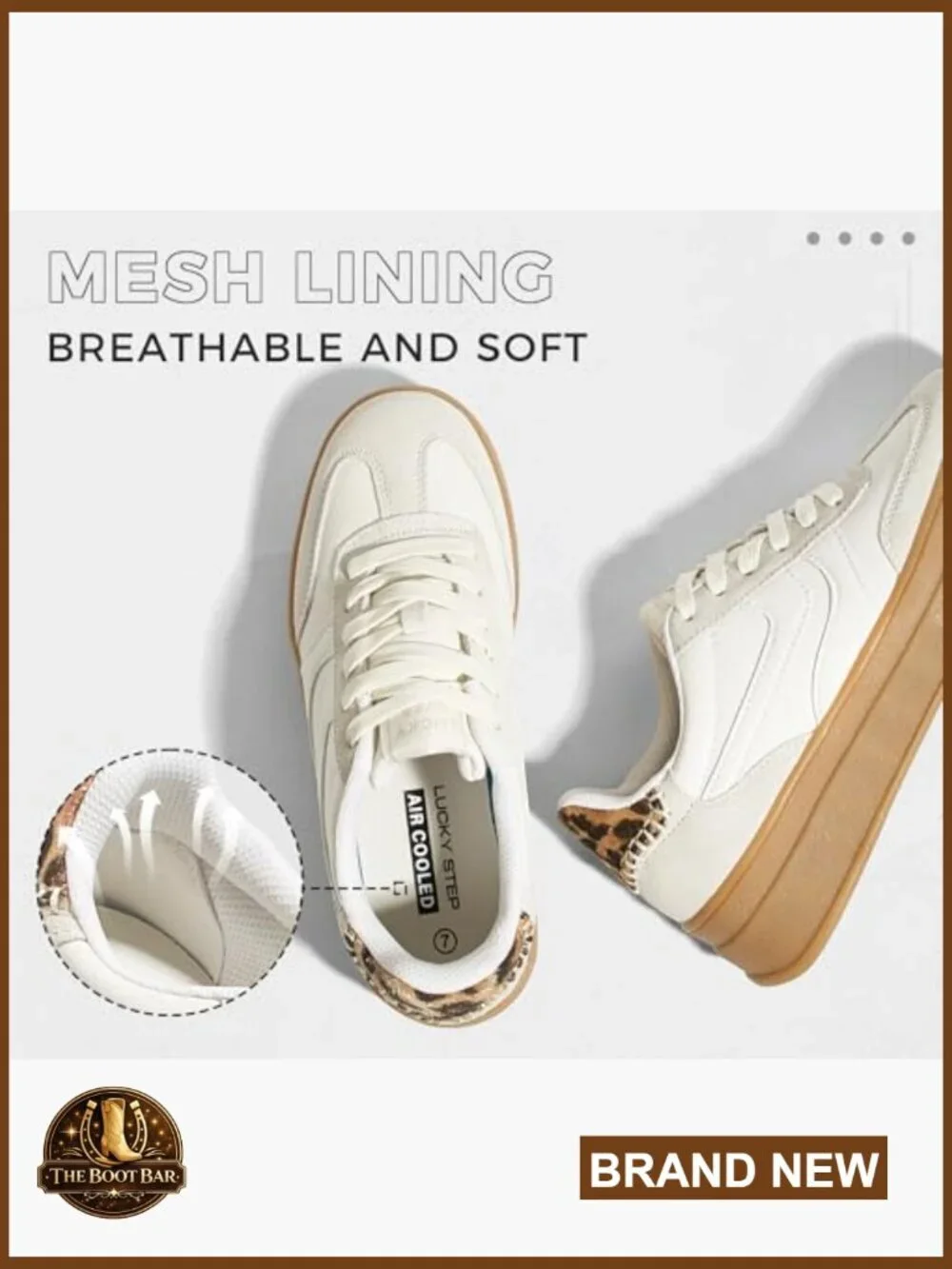 Retro Platform Sneakers - Thick Gum Sole Casual Tennis Skate Shoes